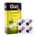 کاندوم خاردار آیس موهیتو اورز 12 عددی | Ours Ice Mohito Lemon Condom 12PCS