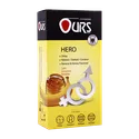 کاندوم خاردار تاخیری موز و عسل هیرو اورز 12 عددی | Ours Hero Condom 12PCS