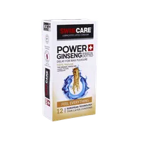 کاندوم تاخیری و خاردار پاور جینسینگ سوئیس کر 12 عددی | Power Ginseng 12 Pieces Condom - Swiss Care