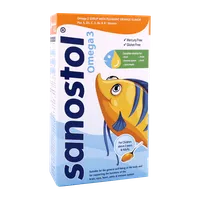 شربت سانستول امگا ۳ | Sanostol Omega 3 Syrup 155ml