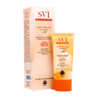 ضد آفتاب بی رنگ پوست چرب SPF50 اس وی آی | Anti Solar Sunscreen SPF50 - Svi
