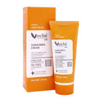 ضد آفتاب رنگی SPF50 پوست‌ خشک وچه | Tinted Sunscreen Cream SPF 50 for Normal to Dry Skin - Voche