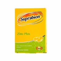 قرص زینک پلاس سوپرابیون | Zinc Plus Coated Tablet - Suprabion
