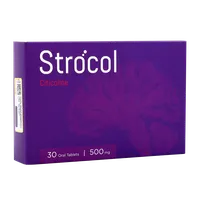 قرص استروکل سیتی کولین 500 اشبال شیمی | Strocol Citicoline Oral Tablet - AshbalChemi