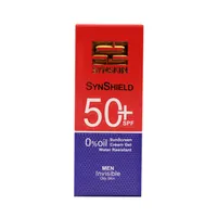 کرم ژل ضد آفتاب بی رنگ SPF50 مردانه ساین شیلد ساین اسکین | SynShield Oil-free Sunscreen Cream-gel for Men SPF 50 - Synskin
