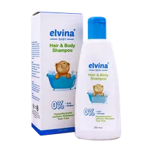 شامپو سر و بدن کودک الوینا 250 میلی لیتری | Elvina Baby Hair And Body Shampoo 250 ml