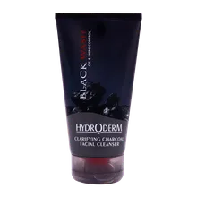 ژل شستشوی صورت زغالی هیدرودرم | Hydroderm Clarifying Charcoal Facial Cleanser 150ml