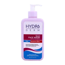 شوینده غیر صابونی پوست حساس هیدرودرم | Hydroderm Sensi Face Wash Pain For Sensitive Skin 350ml