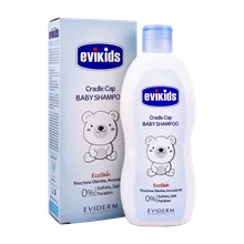 شامپو رفع پوسته سر کودک اویدرم | Evikids Eviderm Cradle Cap Baby Shampoo