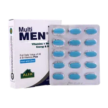 قرص مولتی من آلفا ویتامینز | Multi Men Tablet 30 Count - Alfa Vitamins