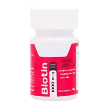 قرص بیوتین 1000 آریا دارو | Biotin 1000 mcg - Arya Daru