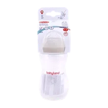 شیشه شیر بیبی لند نچرال تا 18 ماهگی 204 | Natural Silicone Nipple 18 Months - Babyland