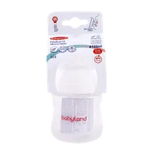 شیشه شیر بیبی لند نچرال تا 6 ماهگی 203 | Natural Silicone Nipple 6Month - Babyland