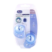پستانک فیزیو ایر چیکو 16 تا 36 ماهگی 2 عددی | Chicco Physio Air Orthodontic 16-36 Soother