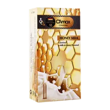 کاندوم خاردار شیر و عسل کلایمکس 12 عددی | Climax Honey Milk Condom 12 Pcs