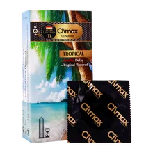 کاندوم تاخیری استوایی کلایمکس 12 عددی | CLIMAX Tropical Condoms 12