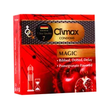 کاندوم خاردار شیاردار انار MAGIC کلایمکس 3 عددی | Climax Magic Condom 3 Pcs