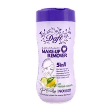 دستمال مرطوب 5 در 1 پاک کننده آرایش دافی 70 عددی | 5 In 1 Make up Remover Wipe - Dafi