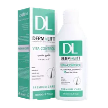 شامپو کف سر و موی چرب ویتا کنترل درمالیفت | Oil Control Shampoo Greasy Hair and Scalp - DERMALIFT