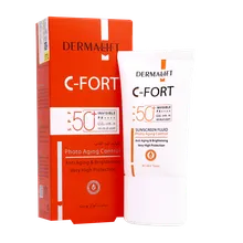فلوئید ضد آفتاب سی فورت SPF50 درمالیفت | C Fort Sunscreen Fluid - DERMALIFT