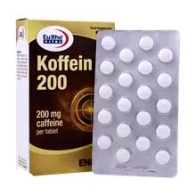 قرص کافئین 200 یوروویتال | Caffeine Tablet - EuRho VITAL