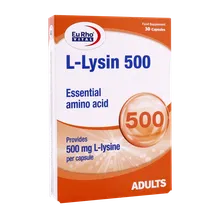 کپسول ال لیزین 500 یوروویتال | L Lysine 500 mg - EuRho VITAL