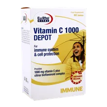 قرص ویتامین سی 1000 دپو یوروویتال | Vitamin C 1000 Depot - Eurho Vital