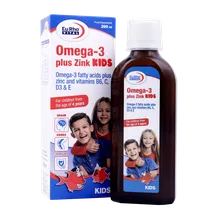 شربت امگا 3 پلاس زینک کیدز یوروویتال | Eurho Vital Omega Plus Zink Kids 200 ml