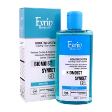 ژل شستشوی صورت پوست خشک بایومویست اورین | Evrin Biomoist Syndet Gel 200ml
