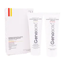 اسکراب پوست مرغی و کرم بدن ژنوبایوتیک | Keratosis Pilaris Scrub and Cream - Genobiotic