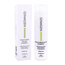 شامپو کف سر چرب و ساقه مو خشک ژیناژن | Greasy Scalp & Dry Hair Shampoo - Ginagen