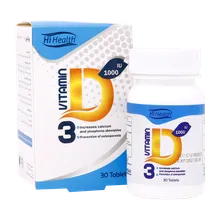 قرص ویتامین D3 1000 های هلث | Vitamin D3 1000 IU - Hi Health 