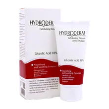 کرم لایه بردار گلیکولیک اسید 10 درصد هیدرودرم | Hydroderm Exfoliating Cream with Glycolic Acid 10% 50ml