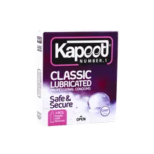 کاندوم کلاسیک کاپوت 3 عددی | Classic Lubricated 3 Pcs Condoms - Kapoot