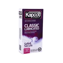 کاندوم کلاسیک کاپوت 12 عددی | Classic Lubricated 12 Pcs Condoms - Kapoot