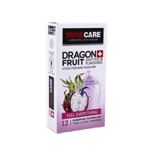 کاندوم دراگون فروت سوئیس کر 12 عددی | Dragon Fruit 12 Pieces Condom - Swisss Care