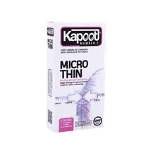 کاندوم نازک Micro Thin کاپوت 12 عددی | Micro Thin 12 Pcs Condoms - Kapoot