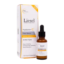 سرم ویتامین سی و هیالورونیک اسید لایسل | Hyaluron Plus C Face Serum - Liesel