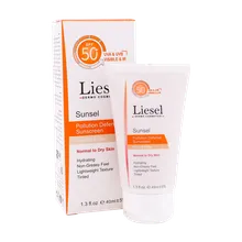 ضد آفتاب پوست خشک SPF50 سانسل لایسل | Liesel Sunsel Sunscreen Cream SPF 50 for Normal and Dry Skin