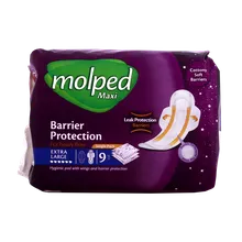 نوار بهداشتی مولپد خیلی بزرگ نیمه ضخیم | Maxi Extra Large Barrier Protection Sanitary Pad - Molped 
