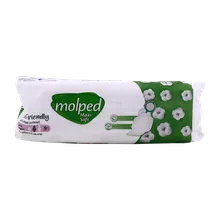 نوار بهداشتی مولپد بزرگ ضخیم پنبه ای | Maxi Soft Large Size Sanitary Pad - Molped 