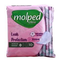 نوار بهداشتی مولپد اولترا متوسط | Medium Size Ultra Sanitary Pad - Molped 