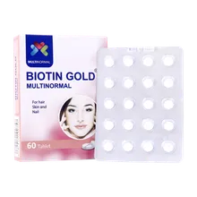 قرص بیوتین گلد مولتی نرمال 2.5 میلی گرم 60 عدد | Multi Normal Biotin 2.5 Mg 60 Tablets