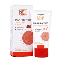 ضد آفتاب مکس پروتکت SPF50 نئودرم پوست خشک | Neuderm Max Protect Spf50 Sunscreen Cream for Normal and Dry Skin 50 ml