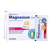 ساشه منیزیم 300 او پی دی فارما | OPD Pharma Magnesium 300 Mg Sachets