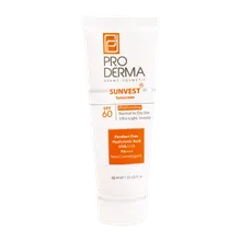 کرم ضد آفتاب مرطوب کننده SPF60 سان وست پرودرما | Sunvest Moisturizing Sunscreen Cream SPF 60 - Pro Derma