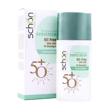 فلوئید ضد آفتاب بی‌ رنگ دیووشیلد SPF50 شون | Schon Dew Shield Invisible Fluid SPF50 Sunscreen