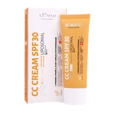 سی سی کرم متعادل کننده چربی پوست رنگی SPF30 سی گل | Acn Pro Vitamin C CC Cream Skin SPF 30 - Seagull