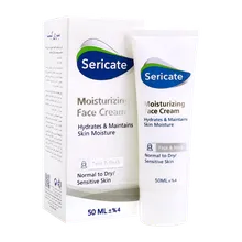 کرم مرطوب کننده صورت پوست خشک سری کیت | Moisturizing Face Cream for Normal to Dry Skin - Sericate 