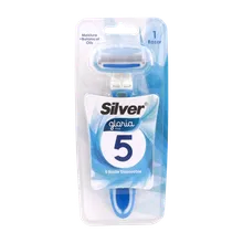 خودتراش 5 لبه زنانه گلوریا 5 سیلور | Gloria5 Ladies Five Blade Razor - Silver